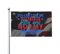 Tu Ne Peux Pas Me Dire Quoi Faire, Tu N'Es Pas Mon Petit-Fils. Bannière 90X150Cm Avec Œillets Éclatantes Bannière Cour Drapeaux Pour Dortoirs Ferme Toutes Les Saisons