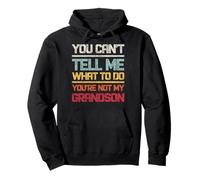 Tu ne peux pas me dire quoi faire Tu n'es pas mon petit-fils Retro Sweat à Capuche