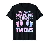 Tu ne peux pas me faire peur, j'ai des jumeaux, maman, mère de jumeaux, garçons et filles T-Shirt