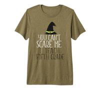 TU NE Peux Pas ME Faire Peur J'enseigne Le mème d'halloween en cinquième année T-Shirt Haut de Gamme