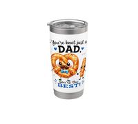 Tu n'es pas juste un père Pretzel Pun Father Gobelet isotherme en acier inoxydable double paroi