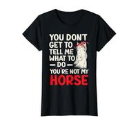 Tu n'es Pas Mon Cheval Équitation à Cheval Poney T-Shirt Graphique avec Valeur