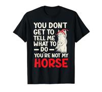 Tu n'es Pas Mon Cheval Équitation à Cheval Poney T-Shirt Graphique avec Valeur