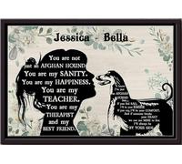 Tu n'es pas qu'un lévrier afghan ? Affiche personnalisée, décoration murale animalière, cadeau pour les amoureux des chiens, les familles d'accueil et les fans de chiots, impression sur toile