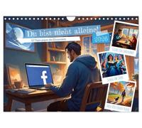 Tu n'es pas seul !, Version française (Calendrier mural 2026 DIN A4 portrait), Calendrier CALVENDO mensuel