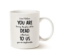 Tu N'Existes Plus Pour Nous, Collègue Qui Part. Je N'Arrive Pas À Croire Que Tu Quittes Ton Nouveau Travail. Au Revoir, Bonne Chance. Tasse Porcelaine Tasses Avec Poignée Tasse À Café 330Ml