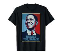 Tu nous manques Barack Obama Portrait T-Shirt