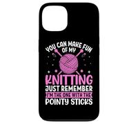 Tu peux te moquer de mon tricot, n'oublie pas Coque pour iPhone 13