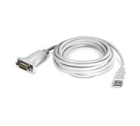 TRENDnet, TU-S910, Adaptateur USB vers série, 3 m (10 Pieds), convertisseur série USB vers RS-232, Compatible Windows et Mac, Blanc