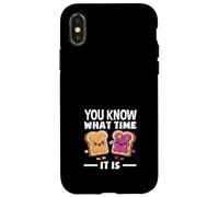 Tu Sais à Quelle Heure il est du Beurre de cacahuète et de la gelée Coque pour iPhone X/XS