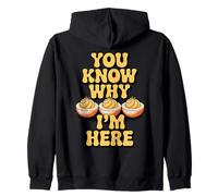 Tu Sais Pourquoi Je suis là Deviled Egg Fun Sweat à Capuche