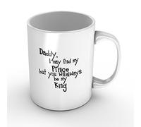 Tu Seras Toujours Mon Roi (Humour) Tasse Pratiques Tasses Porcelaine Tasse À Café Pour Lait Ami Petit Déjeuner 330Ml