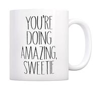 Tu Te Débrouilles Super Bien, Ma Chérie Tasse À Café Avec Anse Mug À Café Drôle Tasses À Thé Pour Travail Cacao Maison 330Ml