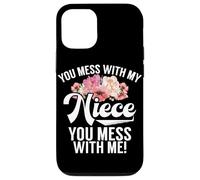Tu t'en Prends à ma nièce, tu Te moches de Moi, Oncle Humor Coque pour iPhone 12/12 Pro