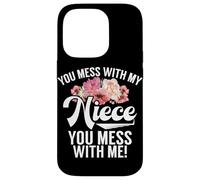 Tu t'en Prends à ma nièce, tu Te moches de Moi, Oncle Humor Coque pour iPhone 14 Pro