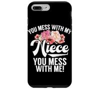 Tu t'en Prends à ma nièce, tu Te moches de Moi, Oncle Humor Coque pour iPhone 7 Plus/8 Plus