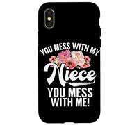 Tu t'en Prends à ma nièce, tu Te moches de Moi, Oncle Humor Coque pour iPhone X/XS