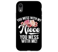 Tu t'en Prends à ma nièce, tu Te moches de Moi, Oncle Humor Coque pour iPhone XR
