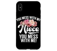 Tu t'en Prends à ma nièce, tu Te moches de Moi, Oncle Humor Coque pour iPhone XS Max
