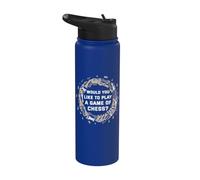 Tu veux jouer aux échecs ? Stainless Steel Insulated Water Bottle