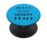 Tu Veux Que j'écoute Parler de Hockey Funny PopSockets PopGrip Adhésif