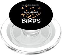 Tu Veux Que j'écoute Talk About Birds Funny Bird PopSockets PopGrip pour MagSafe