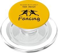 Tu Veux Que j'écoute Talk About Fencing Funny PopSockets PopGrip pour MagSafe