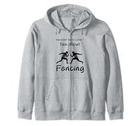 Tu Veux Que j'écoute Talk About Fencing Funny Sweat à Capuche