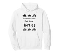 Tu Veux Que j'écoute Talk About Turtles Funny Turtle Sweat à Capuche
