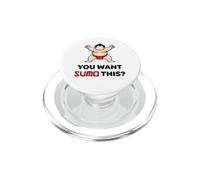 Tu Veux Sumo This ? Big Guy, lutteur de Sumo Kawaii drôle PopSockets PopGrip pour MagSafe
