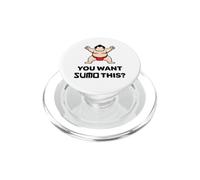 Tu Veux Sumo This ? Big Guy, lutteur de Sumo Kawaii drôle PopSockets PopGrip pour MagSafe