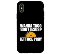 TU Veux Taco Bout Jesus ? Meme chrétien Amusant Lettuce Pray Coque pour iPhone X/XS