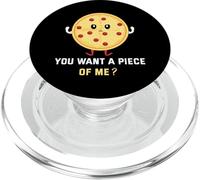 Tu Veux Une Paix de Moi Pizza PopSockets PopGrip pour MagSafe