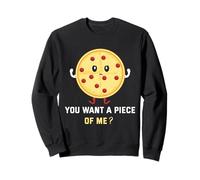 Tu Veux Une Paix de Moi Pizza Sweatshirt