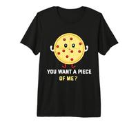 Tu Veux Une Paix de Moi Pizza T-Shirt Haut de Gamme