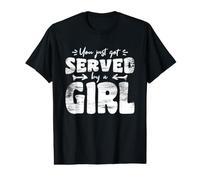 Tu Viens de Te Faire Servir par Une Fille T-Shirt Graphique avec Valeur