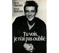 Tu vois, je n'ai pas oublié
