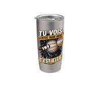 Tu Vois La Petite Tache Grise C’est Elle Astronome Ciel Gobelet isotherme en acier inoxydable double paroi