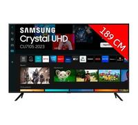 TU75CU7105K - Classe de diagonale 75" CU7105 Series TV LCD rétro-éclairée par LED - Crystal UHD - Smart TV - Tizen OS - 4K UHD (2160p) 3840 x 2160 -