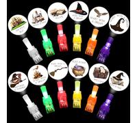 Tuanse Lot de 36 lampes de poche magiques pour enfants sur le thème du magicien vintage phosphorescentes - Fournitures de célébration - Décorations de récompenses scolaires