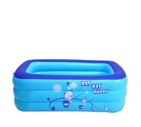 TUANZUN Piscine Enfant, Piscine Gonflable Enfant Piscine Gonflable carrée for Enfants, pataugeoire Gonflable, Baignoire for Enfants, Maison, extérieur, Grande pataugeoire