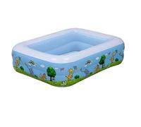 TUANZUN Piscine Enfant, Piscine Gonflable Enfant Piscine Gonflable Pliable carrée for Enfants, Jolie Piscine Gonflable for la Famille, Piscine Peu encombrante for Le Jardin