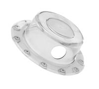 Tub Overflow Cover - Bathtub Water Guard, 1 Piece Basin Shield for Deeper Soaking, Transparent Suction Protector with Top Hole, Bathroom Hardware, Clear Sealing Disc for Relaxing, Spas and Leisure