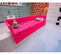 Tub Topper® Baignoire Anti-éclaboussures, étagère de Jeu, Support de Plateau de Jouets, ventouses à Fixer sur la Baignoire, Pas de désordre d'eau dans la Salle de Bain, Amusement pour Les Tout-Petits