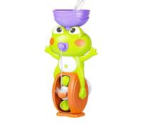 Tub Toys, Frog Shape Waterfall Bathtub Toy with Suction Cups, Sensory Educational Game, Perfect for Kids Age 3+, Pool, Outdoor, Travel, Hotel, Home Water Play Fun, 4.13x3.35x7.48 in