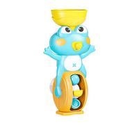 Tub Toys, Waterfall Bathtub Toy, Suction Cup Frog Design, Sensory Water Game for Age 3+, Boys, Pool, Travel, Hotel, Outdoor, Home Bath Time Fun, 4.13x3.35x7.48 inches, Pink, Green, Blue