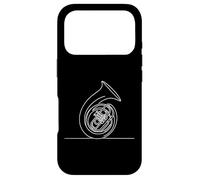 Tuba Art Linéaire pour Musiciens Coque pour iPhone 17 Pro