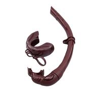Tuba de natation avec boucles suspendues, pliable, flexible, enroulable en silicone, plongée libre et tuba avec boucles de suspension