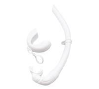 Tuba de natation avec boucles suspendues, pliable, flexible, enroulable en silicone, plongée libre et tuba avec boucles de suspension