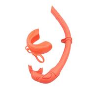 Tuba de natation avec boucles suspendues, pliable, flexible, enroulable en silicone, plongée libre et tuba avec boucles de suspension